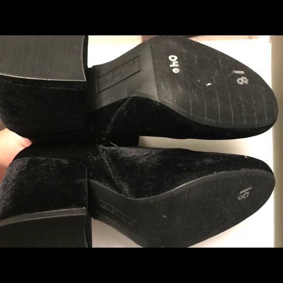 Kenneth Cole Renna Black Velvet Boots - Picture 8 of 8